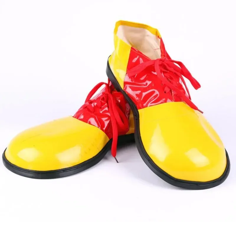 

Leather Clown Shoes Cosplay Props Party Costume Carnival Birthday Gift Masquerade Halloween Easter