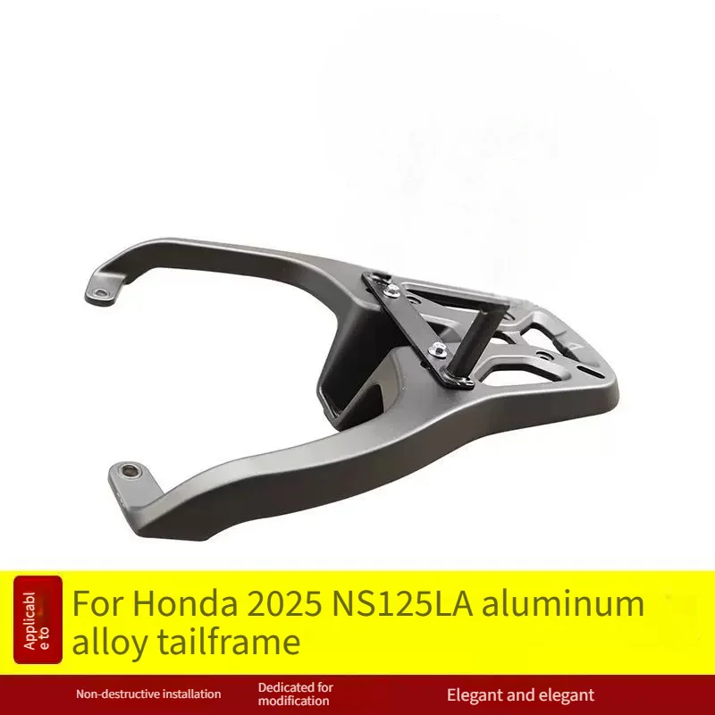 For Honda NS125LA 2025 Version Motorcycle Aluminum Alloy Rear Luggage Rack Tail Box Bracket With Passenger Backrest Modification