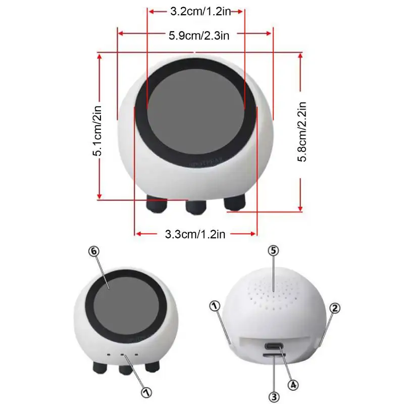 

ИИ-робот для голосового чата DeepSeek XiaoZhi, плата ESP32-S3, ЖК-дисплей, мини-робот, настольные украшения, умный декор для дома