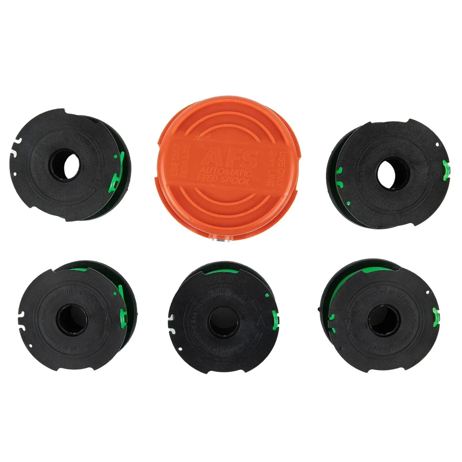 Precision engineered Trimmer Spool Line + Cap for Black & Decker GL7033 GL8033 GL9035, 6 Pack, Superior Quality