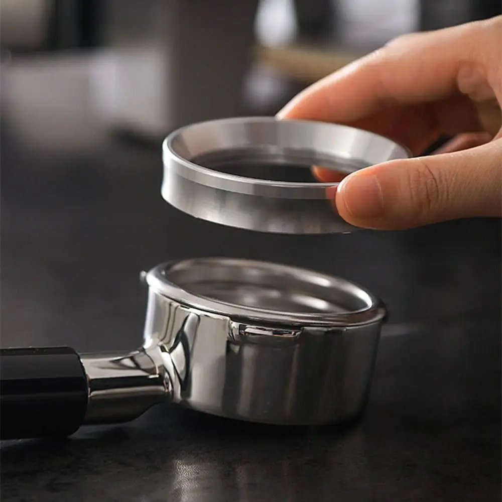 

51/53/58mm Coffee Dosing Ring Aluminum Alloy Magnetic Portafilter Coffee Catcher Ring Prevent Flying Powder