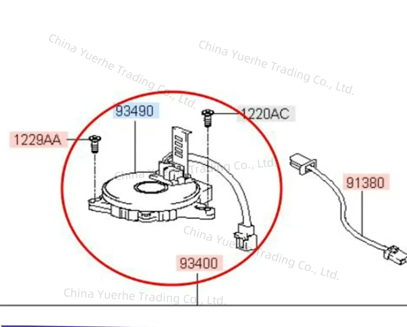  Brand New Genuine Switch Assy 9349038001 93490-38001 For1998-2005 Hyundai Sonata XG300 XG350 Terrancan