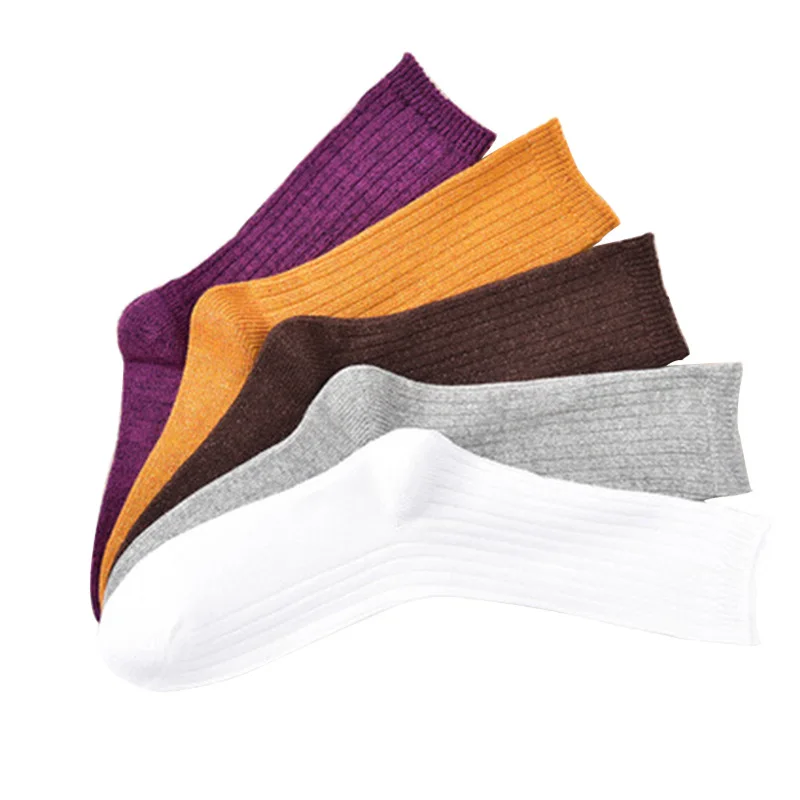 5 Paar gold-silberne Strümpfe für Damen, Winter, dick, schweißabsorbierend, silberne Zwiebelsocken, lässige Florsocken, einfarbige Baumwollsocken
