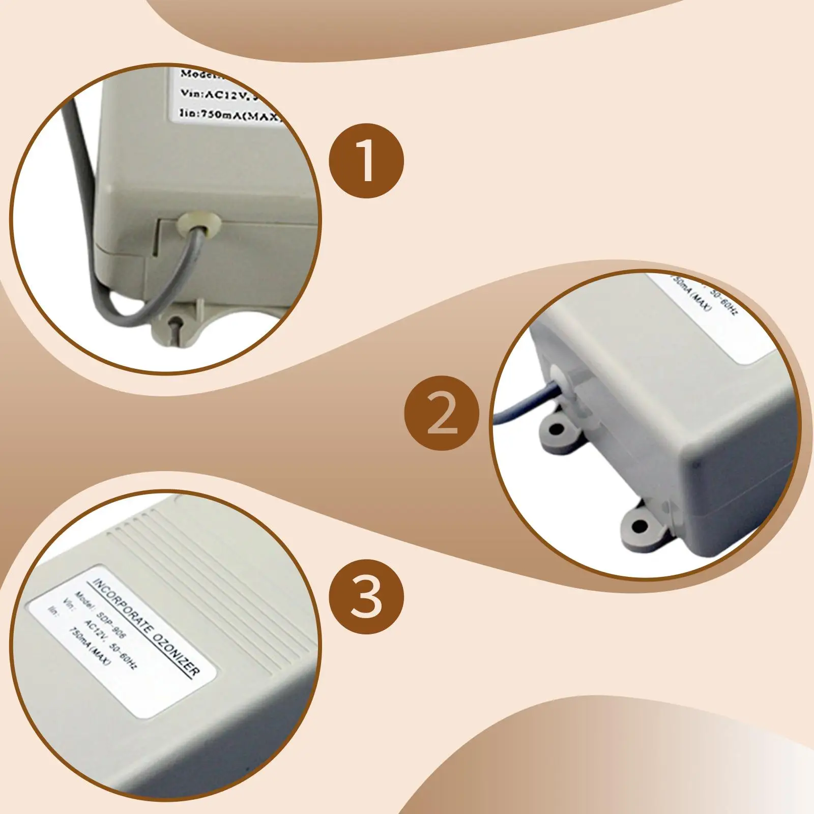 منقي هواء مولد الأوزون لإزالة الأوزون لأحواض السباحة الساخنة الباردة #5