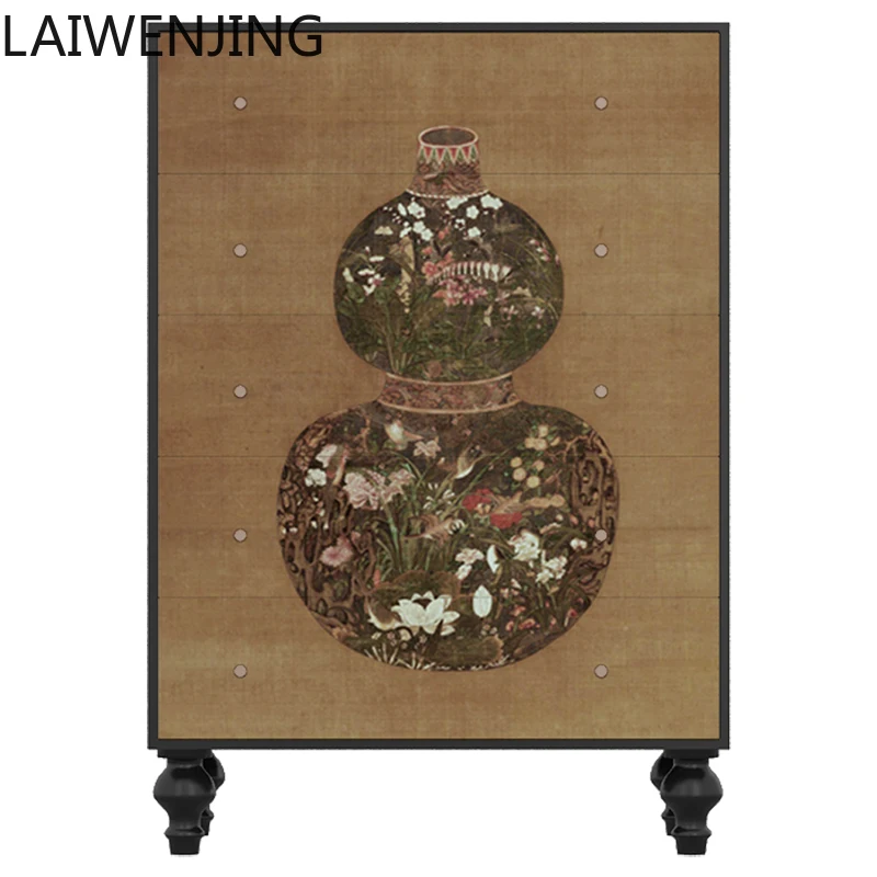 

MJY solid wood chest bedroom bedside decoration storage living room sofa side cabinet