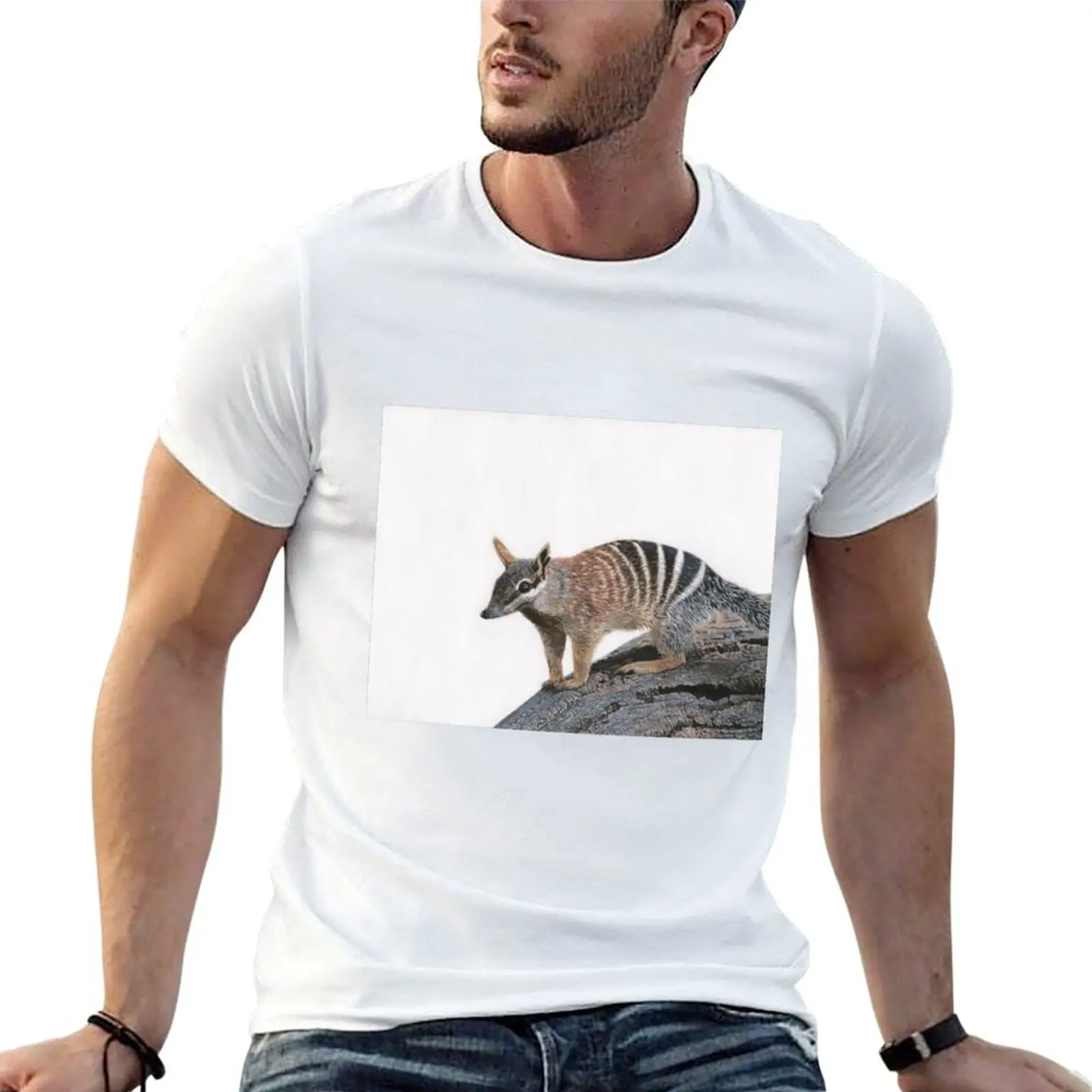 Solitude'- Numbat by tonileeart. T-Shirt t shirts for man cotton funny t shirts with prints T-Shirt