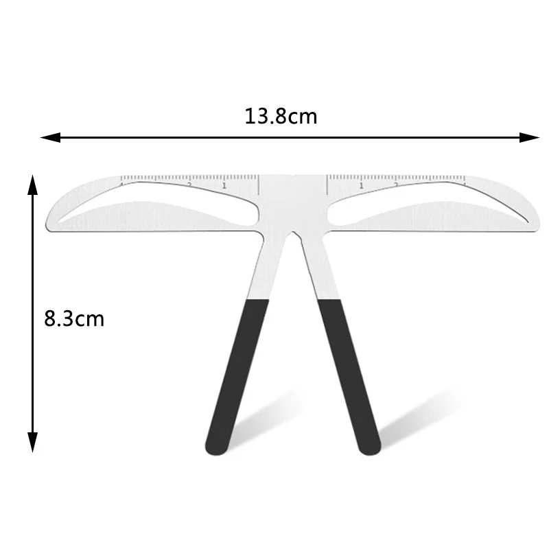 Portable Golden Ratio Caliper Ruler Brow Stencil Template Eyebrow Measuring Shaping Tool Microblading Accesories PMU Supplies