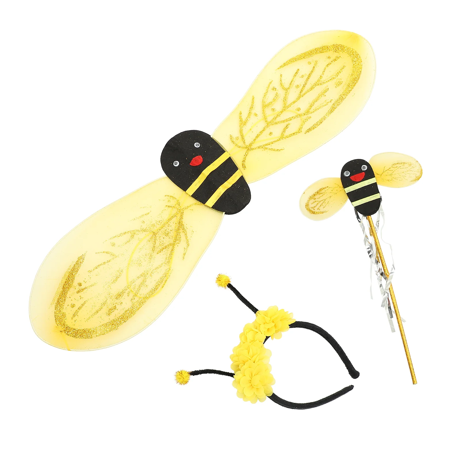 

Costume Accessories Kids Bee Wings Performance Decor Hair Costumes Plastic Newborn