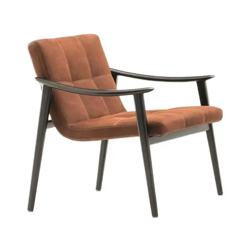 Modern Designer Dining Chair Solid Wood Upholstered Furniture