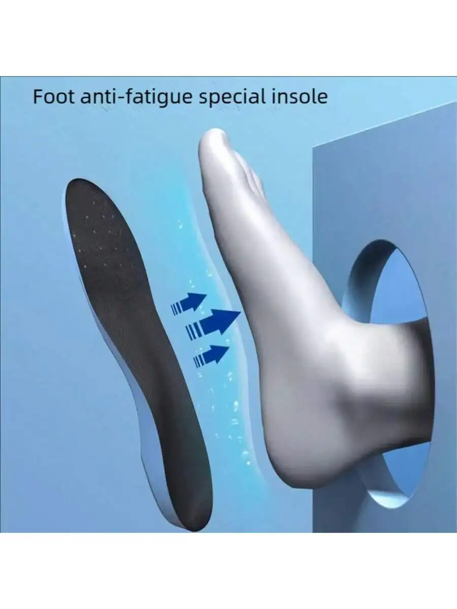 1 Paar orthopädische Einlegesohlen für Füße, zur Unterstützung des Fußgewölbes bei Plantarfasziitis, stoßdämpfende Schuhpolster, große Größe EU 34–49. – Detail 2