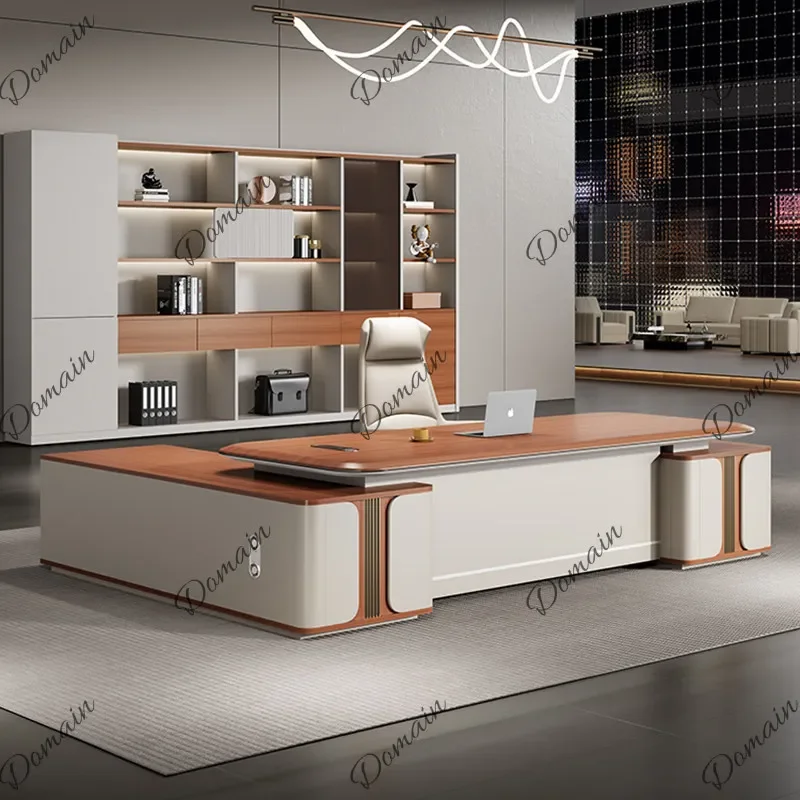 J81 High End Modern Office Desk Executive Manager Table Set Luxury Boss Furniture