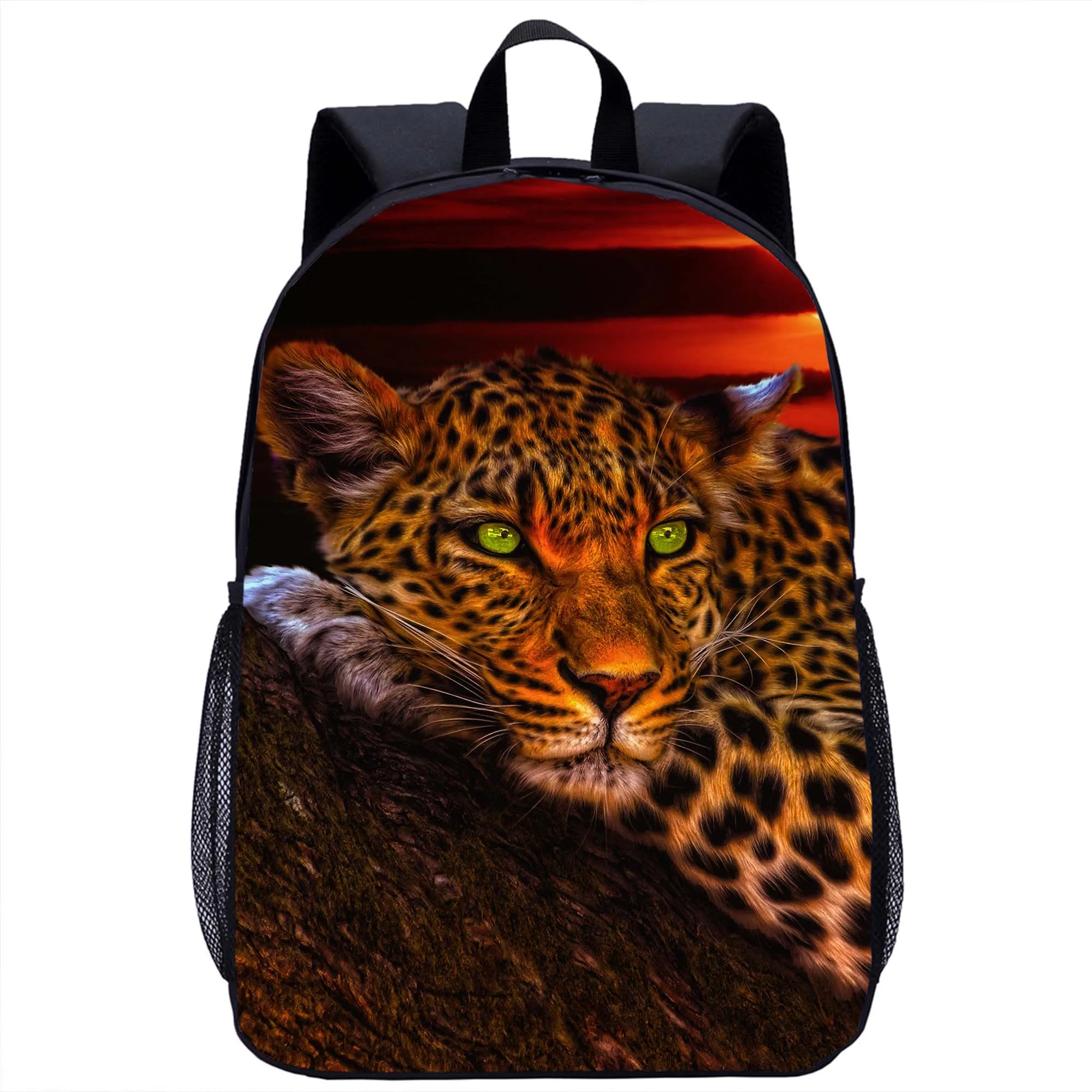 Mochila Cheetah Grassland para crianças adolescentes, bolsa escolar para meninos e meninas, mochila casual de viagem para estudantes, bolsa diária para mulher e homem