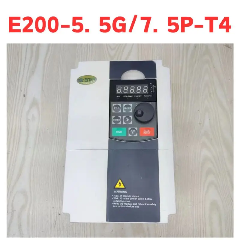 second-hand      inverter    E200-5. 5G/7. 5P-T4, function well   Tested well and shipped quickly