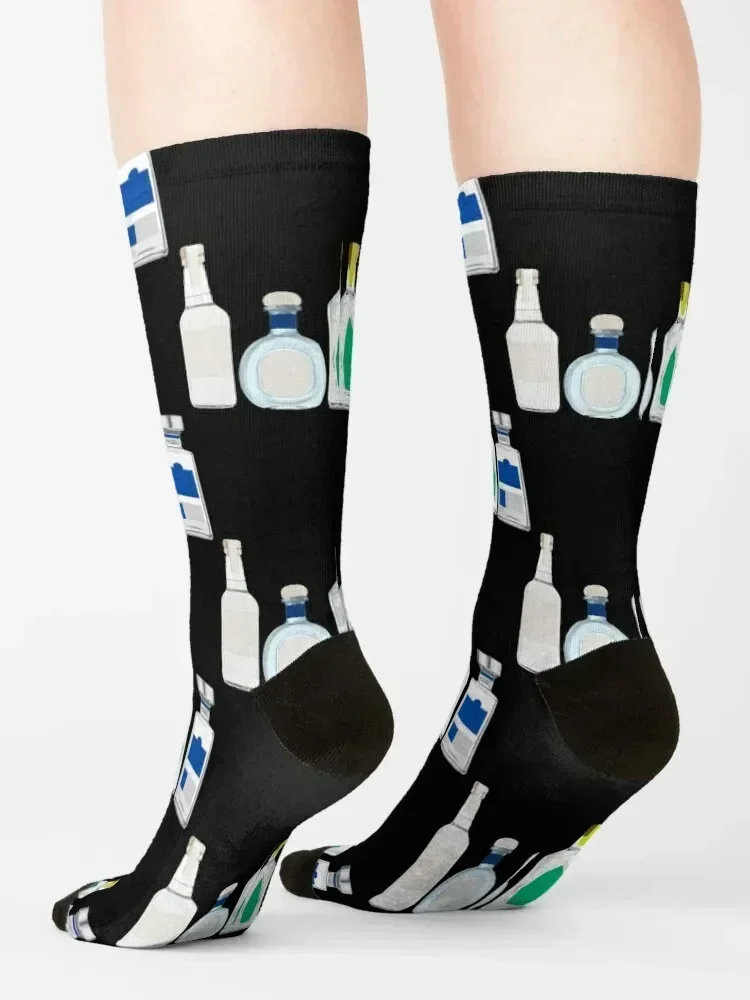 Tequila Bottles Socks Christmas Stockings designer brand ankle Woman Socks Men's