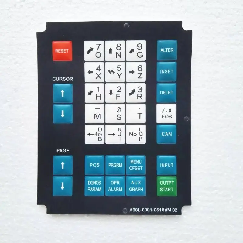 

A98L-0001-0518 # M 02 A98L-0001-0518 # Мембранные кнопки HMI M02 CNC для панели оператора станка