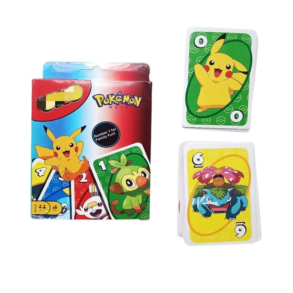 Pokemon Card Game Family Board Game for Kids Adults 2-10 Players Party Playing Cards Birthday Gift for Children
