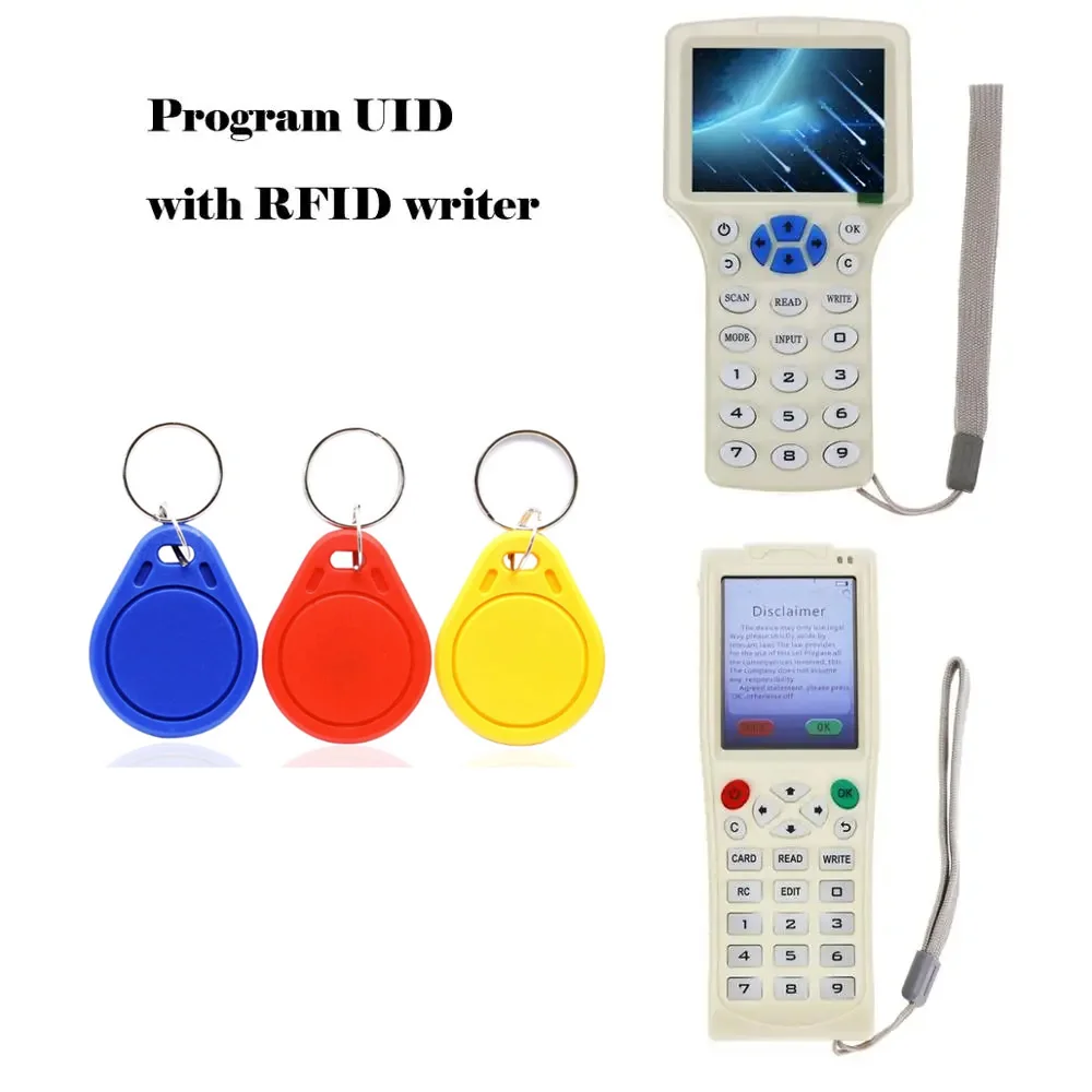 Keyfob Changeable Card Tag, Keyfob, Regravável, Entrada Dellon, Bloco 0 Sector, ISO14443A, 13,56 MHz, RFID, M1, S50, 10 Pcs, 20Pcs