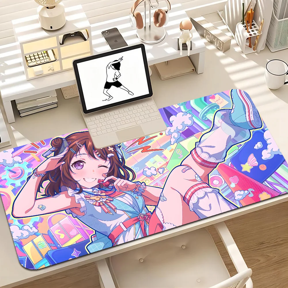 Girls Band Cry Nina Momoka Subaru Tomo Rubber XXL PC Gaming Mouse Pad Gamer Desk Mats Keyboard Pad Mause Pad Muismat Desktop Mat