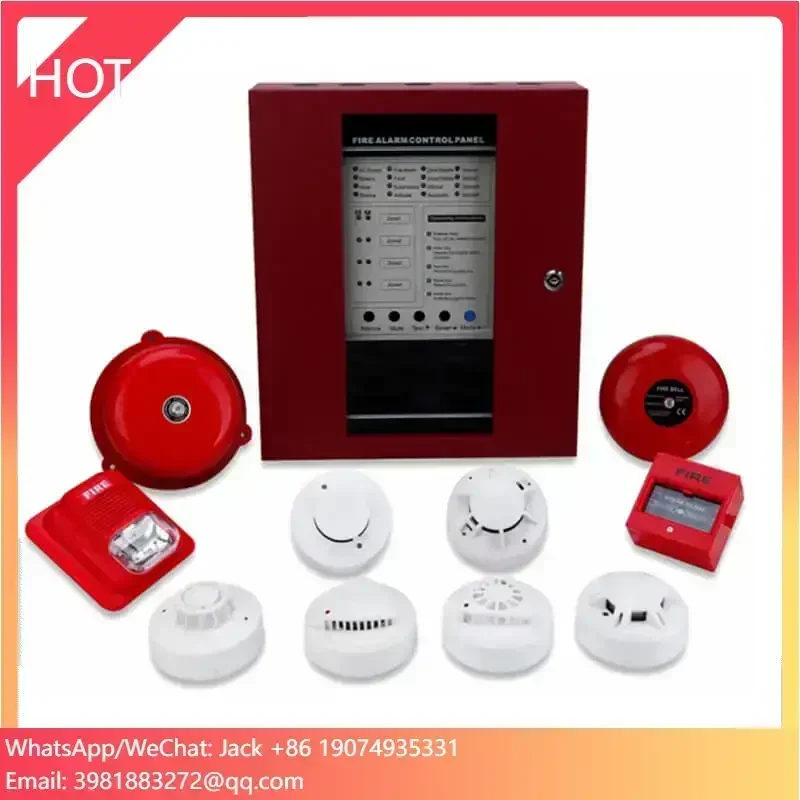 Conventional Fire Alarm Smoke Fire Detection Fighting System 4 8 16 Zones Adressable Fire Detection & Alarm Control Panel