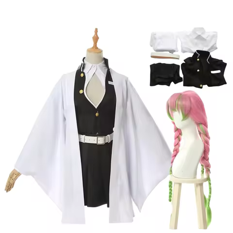 Anime Kanroji Mitsuri Cosplay Kimono Costume