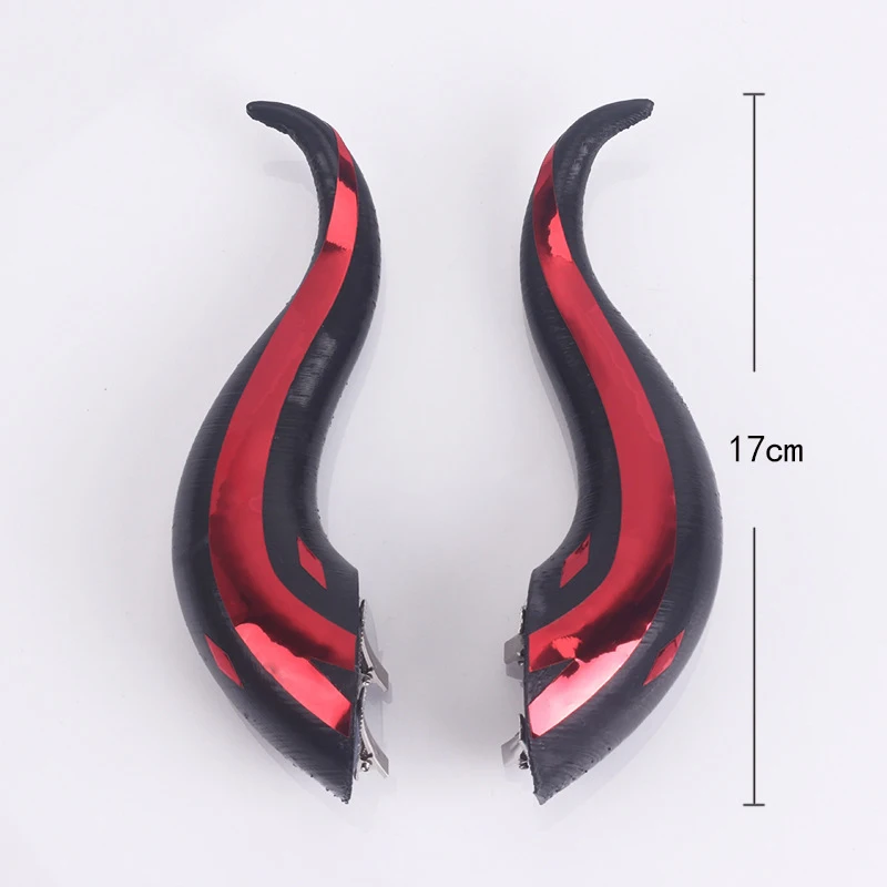 Game Genshin Impact Ganyu Cosplay Headwear Horn Hairpin Halloween Masquerade Party Hair Clip Costume Hair Accessories Props