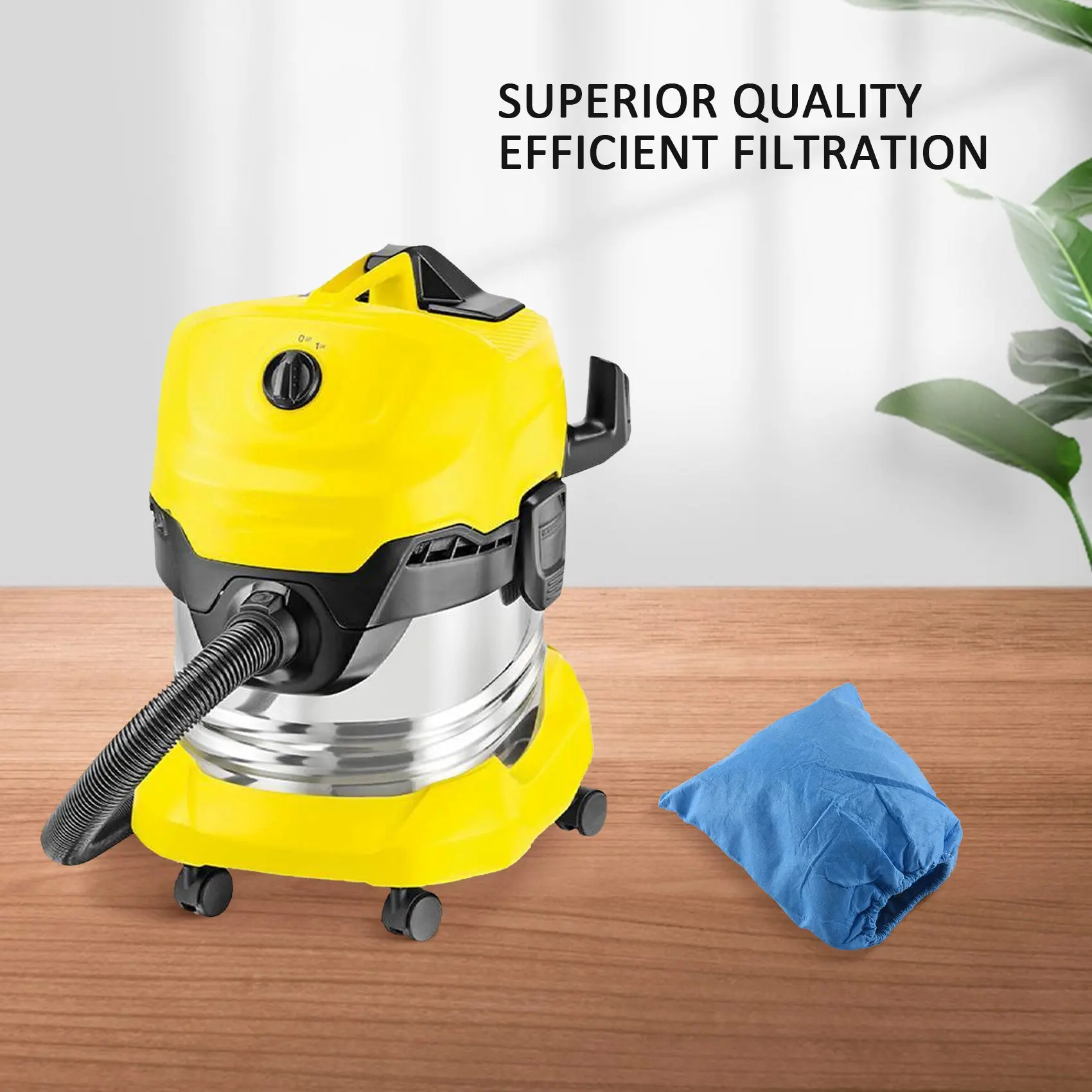 newA10R 5PCS Textile Filter Bag for MV1 WD1 WD2 WD3 SE4001 Filter Bag Vacuum Cleaner Parts