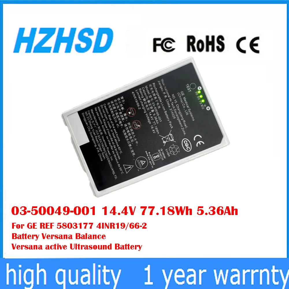 

03-50049-001 14,4 В 77,18 Втч 5,36 Ач для GE REF 5803177 4INR19/66-2 Аккумулятор Versana Balance Versana активный ультразвуковой аккумулятор