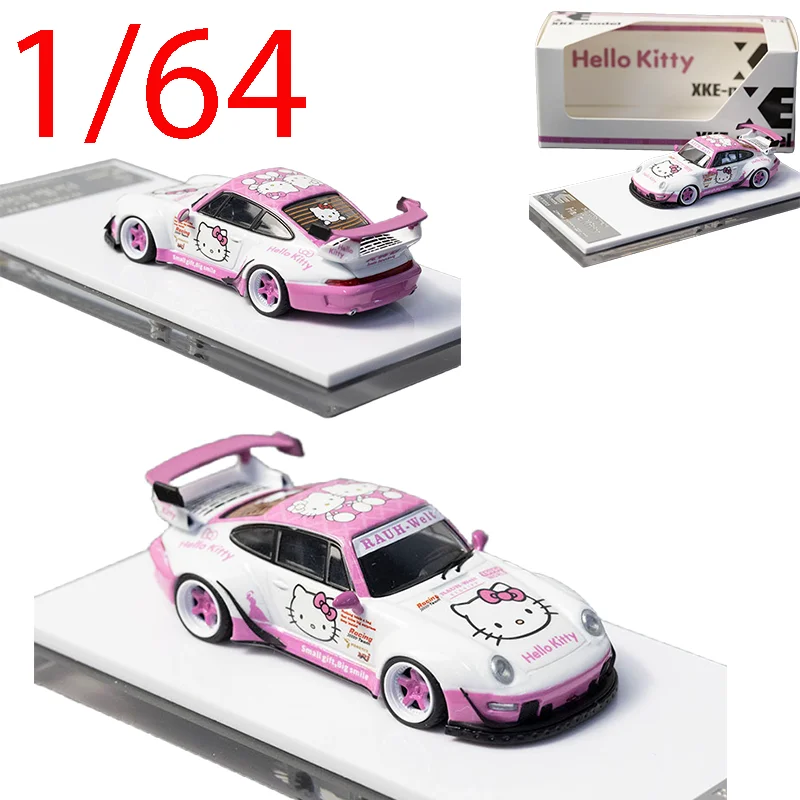 XKE Diecast 1/64 مقياس بورش سبيكة سيارة نموذج بورش RWB964 لعب المركبات تحصيل لعب للبنين الصندوق الأصلي