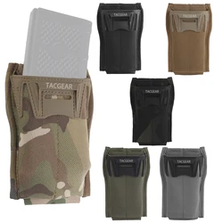 TACGEAR Prince AR M4 5.56 Single Mag Pouch quick one-handed magazine retrieval Compatible with Molle Belts Plate Carriers Vest