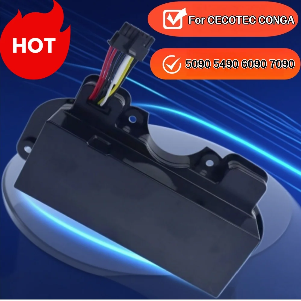6500mAh Replacement Battery for CECOTEC CONGA 5090/5490/6090/7090 Robot Vacuum Cleaner, High Capacity Li-ion Battery Pack.