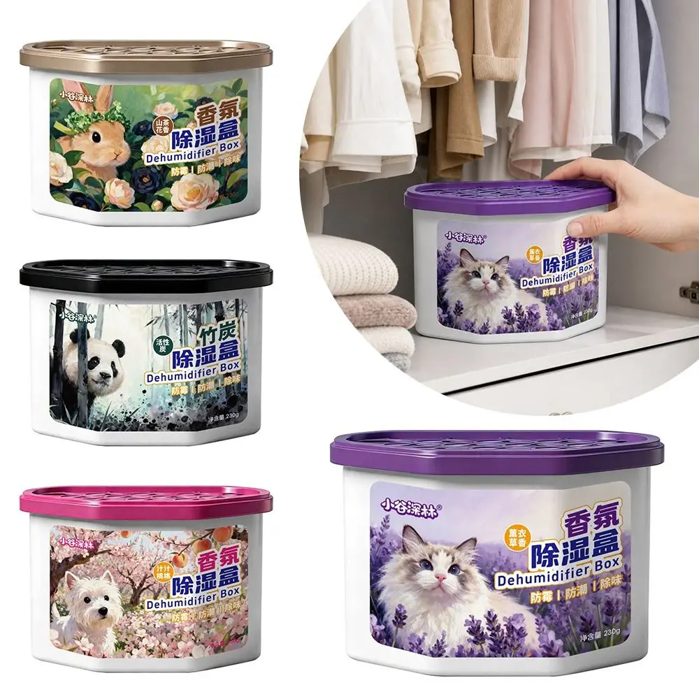 Odor Eliminating Dehumidifier Box Long Lasting Multiple Scents Available Moisture Absorber High Absorption Home Moisture Remover