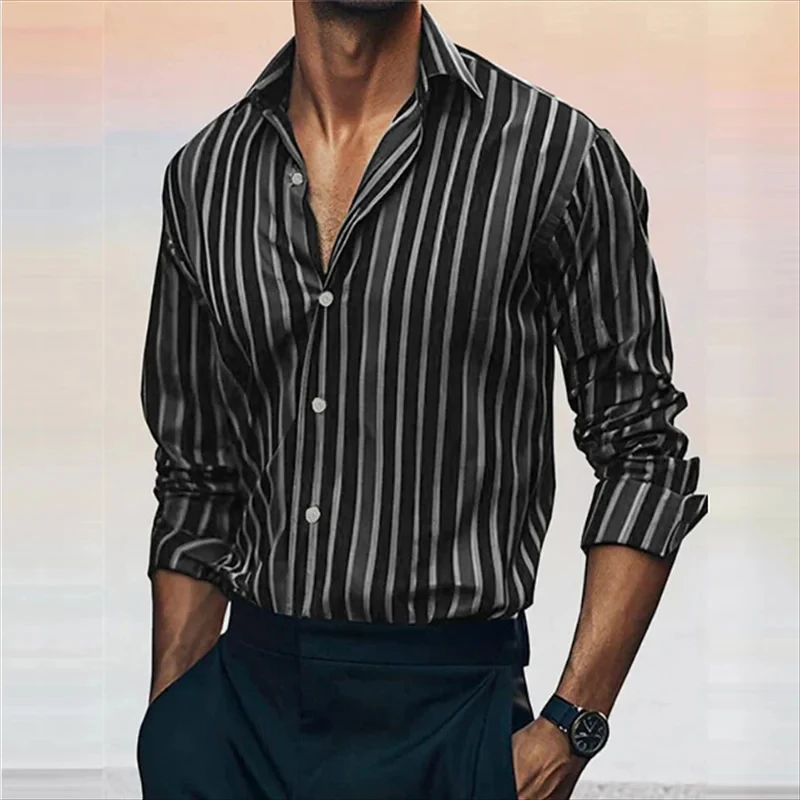

2025 Men's Floral Shirt Button Shirt Long Sleeve Fashion Designer Casual Daily Holiday Spring Summer Lapel Button