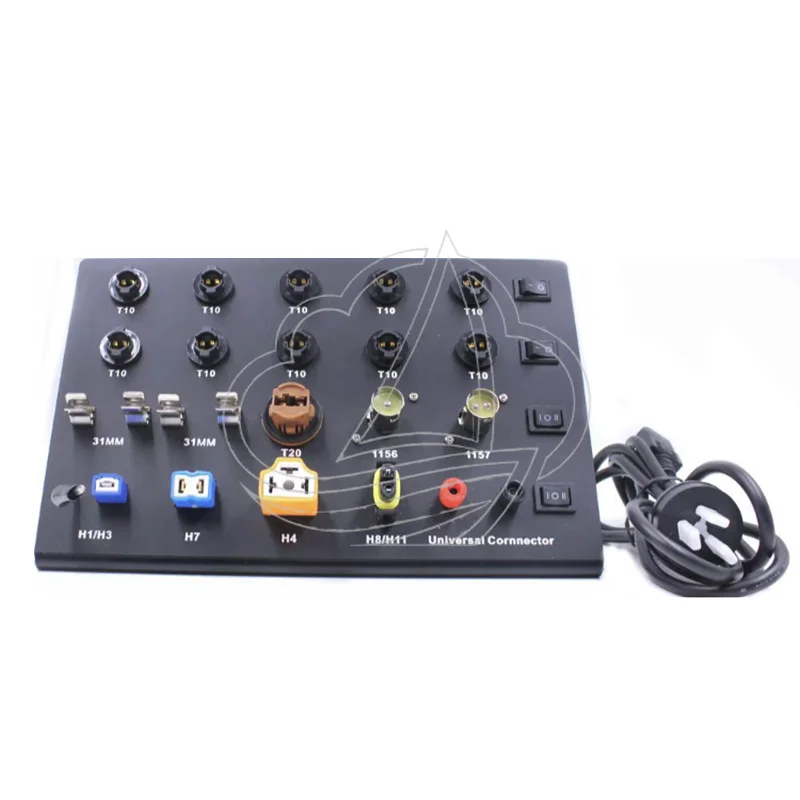 

12-24V Multifunctional Test Box Universal Car Motorcycle LED Bulb Light Meter Test Board