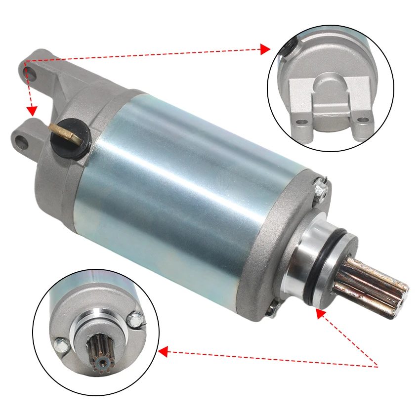 Motorcycle Electrical Starter Motor For Suzuki GSF250 N/ZM/P/NP/ZP/R/NR Bandit (GJ74A) VS/S Bandit GSX250 Across RCH/H (GJ72A)