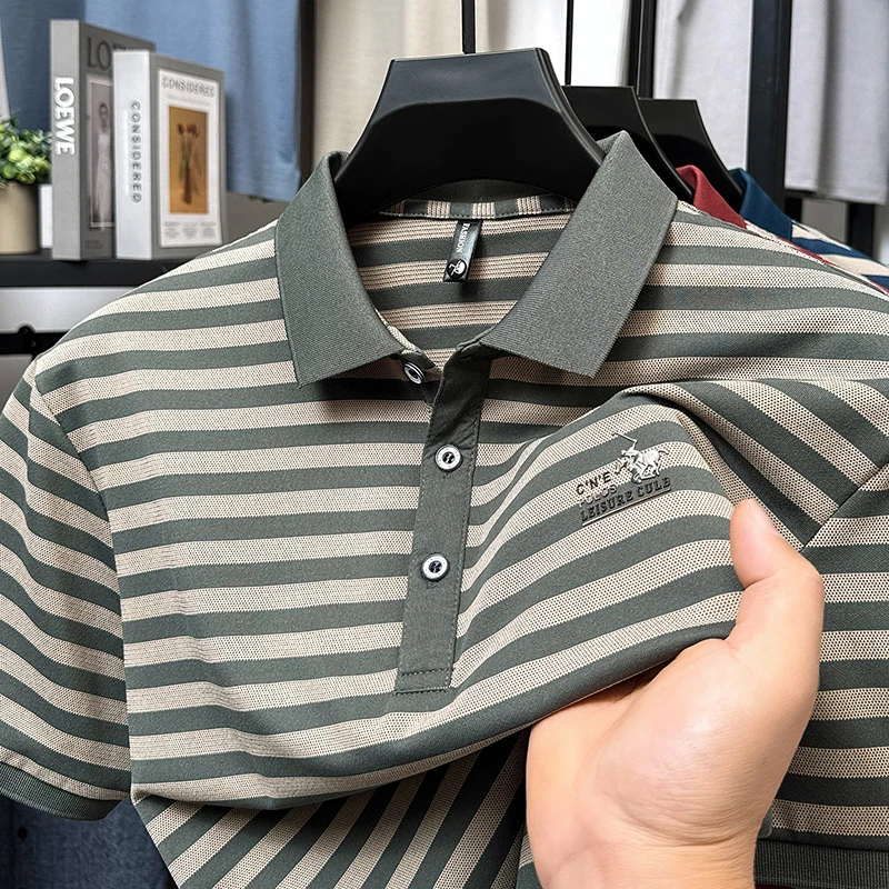 Thumbnail 3 - #10 Trending Mens Classic Striped T-Shirts Right Now