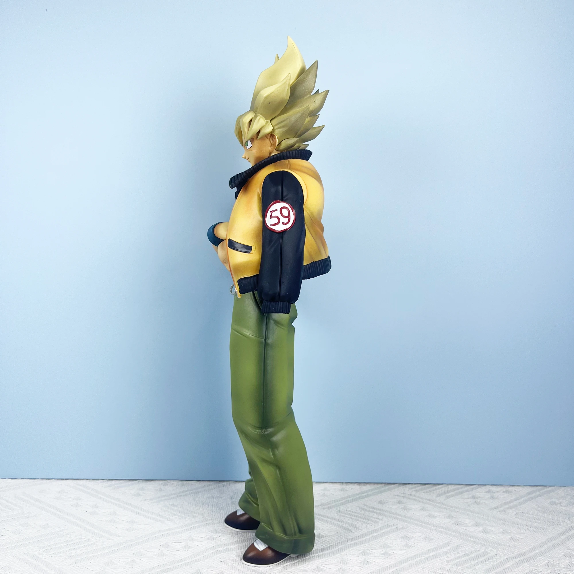 Figurka Son Goku z Dragon Ball, Super Saiyan Goku, model kolekcjonerski z PVC, zabawka, prezent, wysokość 30 cm / 11,81 cala
