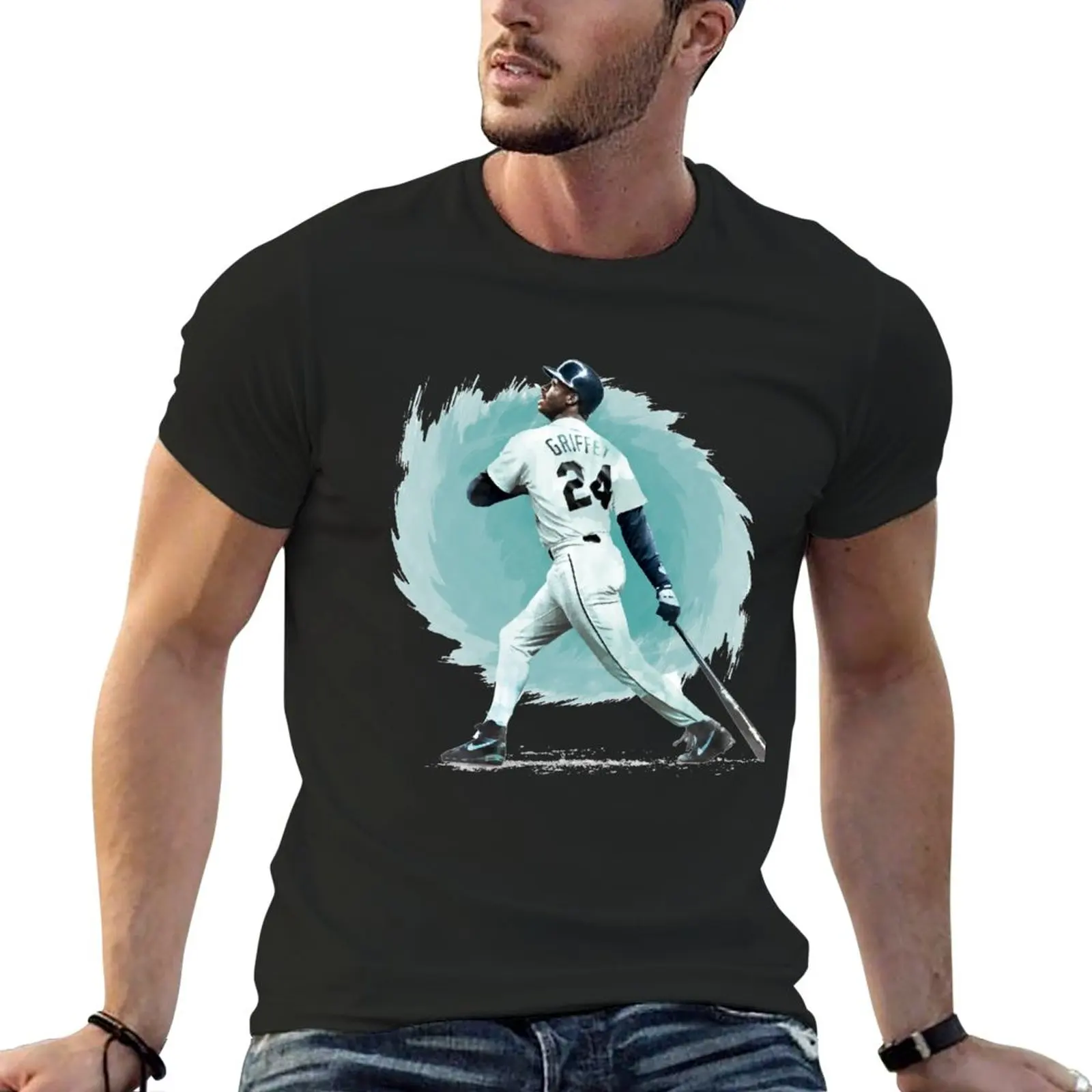 

Ken Griffey Jr. T-Shirt new edition Aesthetic clothing mens t shirt graphic