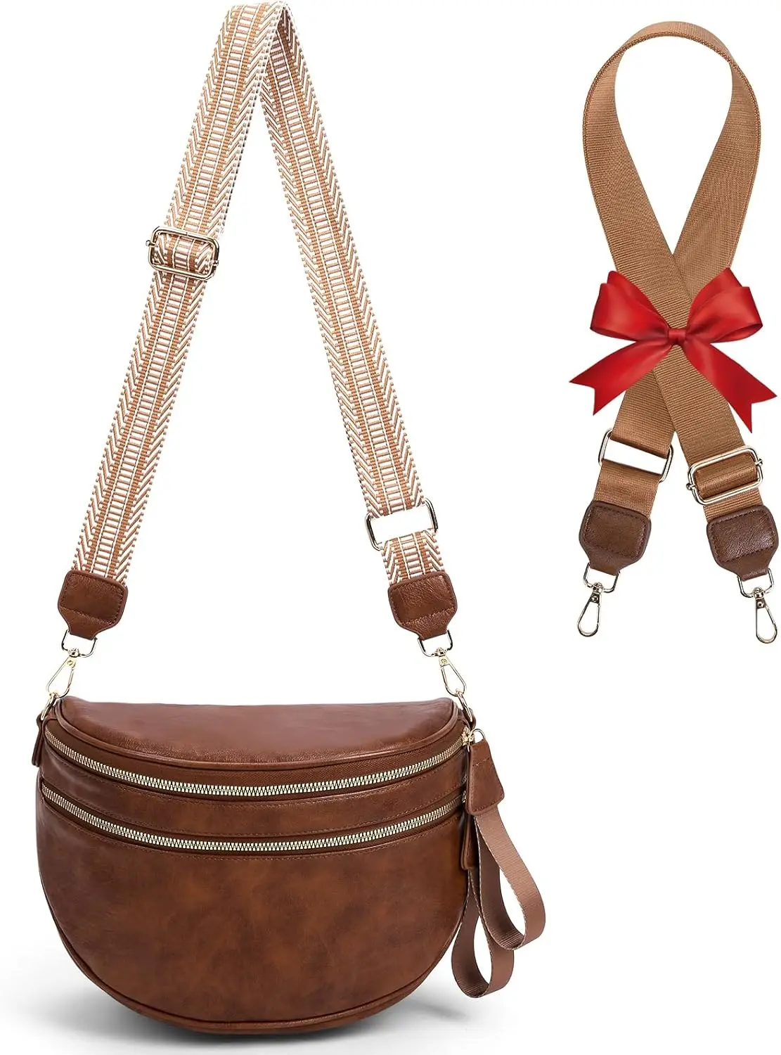 Веганские кожаные поясные сумки для женщин