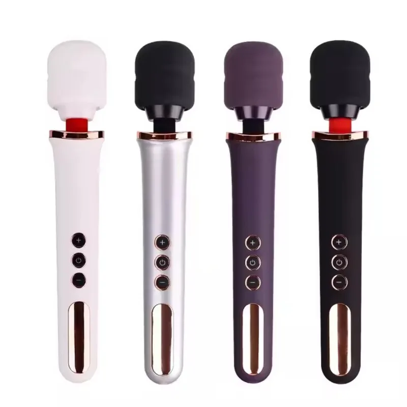 Wireless Wand Massager Handheld Electric Massage Stick With 10 Vibration Patterns 5 Vibration Speeds Waterproof USB Rechargeable