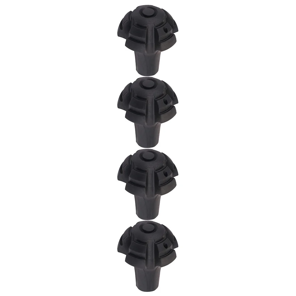 

4Pcs Trekking Pole Tip Covers Tpr Durable Protector Anti-Slip Covers for Hiking Walking Stick Alpenstock Alpenstock Cover