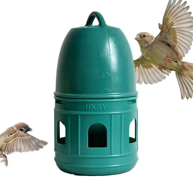 

Bird Water Drinker Water Container Pigeon Waterer Bird Feeders Top Handle Wide Opening Pet Supplies For Parakeet Parrot Quail