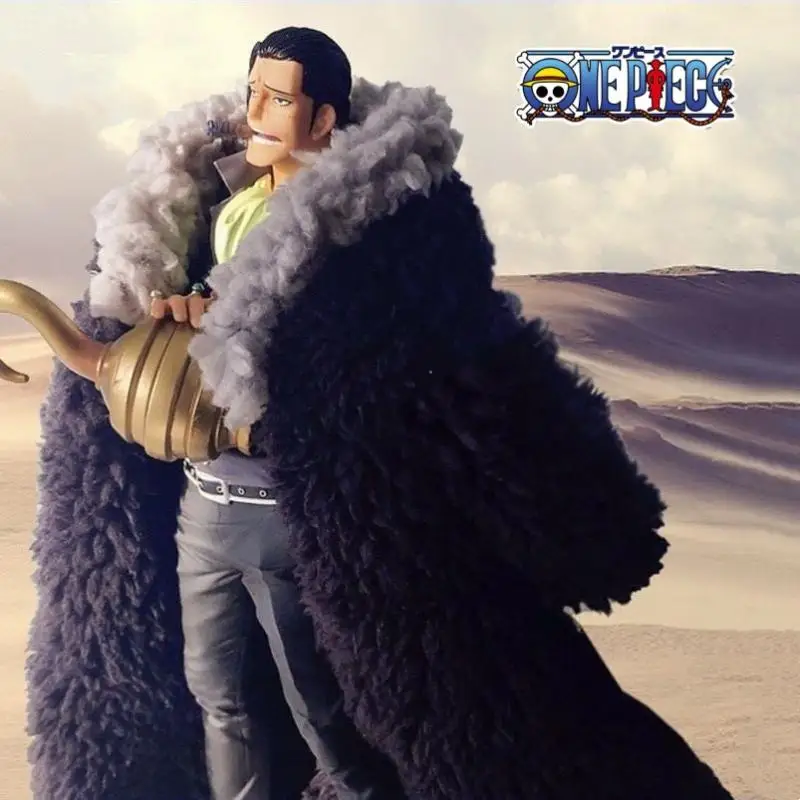 

One Piece Shf Series Anime Mr0 Sir Crocodile Handmade New Black Ash Plush Cloak Cape Suitable for 1/12 Size Movable Humanoid Toy