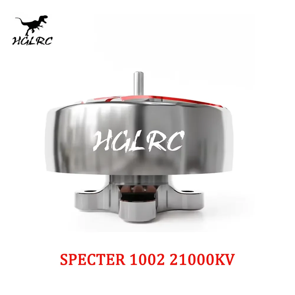 4PCS HGLRC SPECTER 1002 21000KV Brushless Motor-1S LiPO For 1.6 - 2-inch Props on 65mm FPV Tinywhoop Toothpick Drones