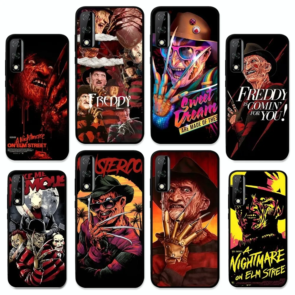 F-Freddy Horror Movie K-Krueger Phone Case For Huawei Y9 6 7 5 Prime Enjoy 7s 7 8 plus 7a 9e 9plus 8E Lite Psmart Shell