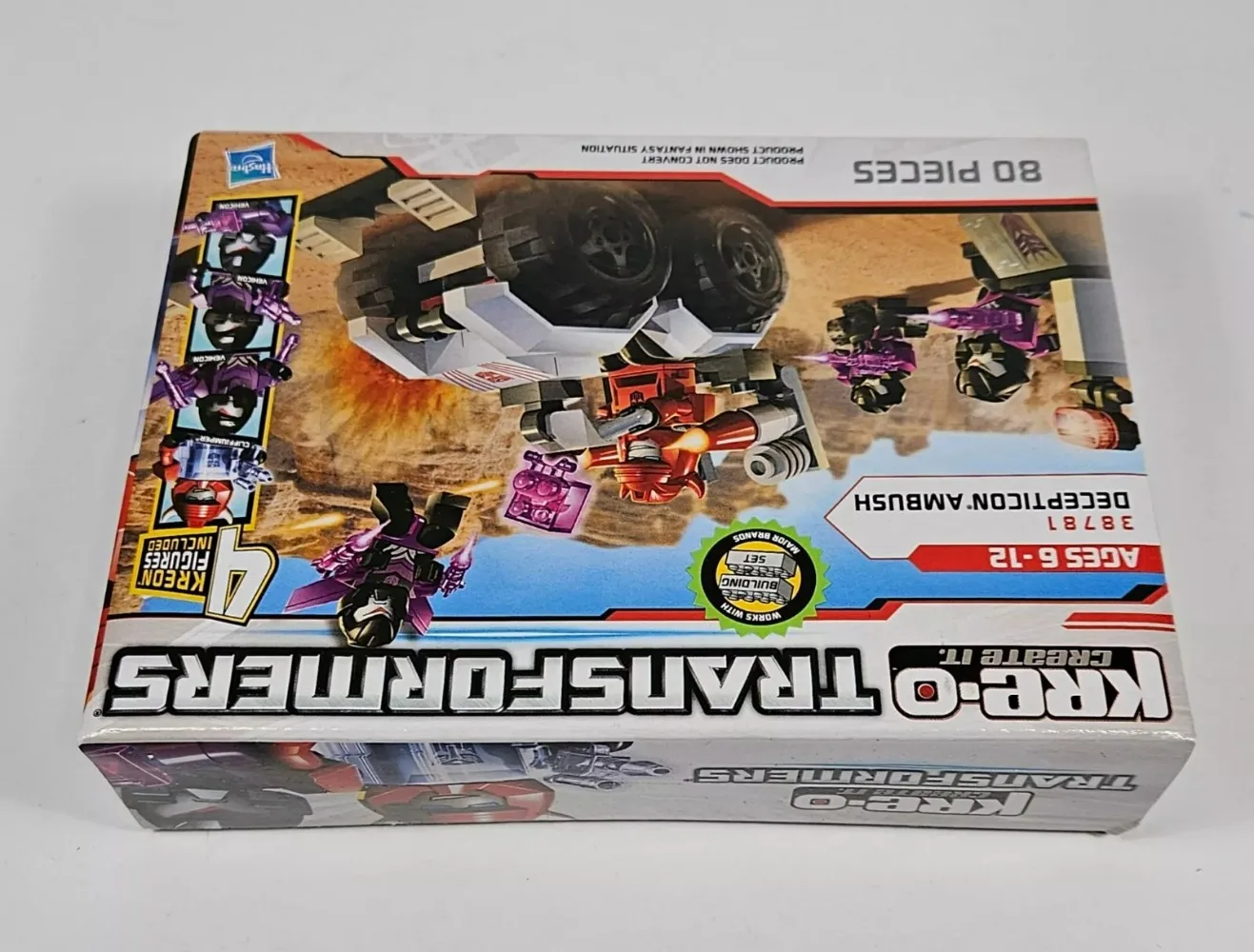 ฮาสโบร เครโอ ทรานส์ฟอร์มเมอร์ส ดีเซ็ปติคอน แอมบัช ไมโคร ฟิกเกอร์ เซ็ต คลิฟจัมเปอร์ มิสบี 2012 เอชทีเอฟ 38781 สำหรับของขวัญวันเกิดคริสต์มาส