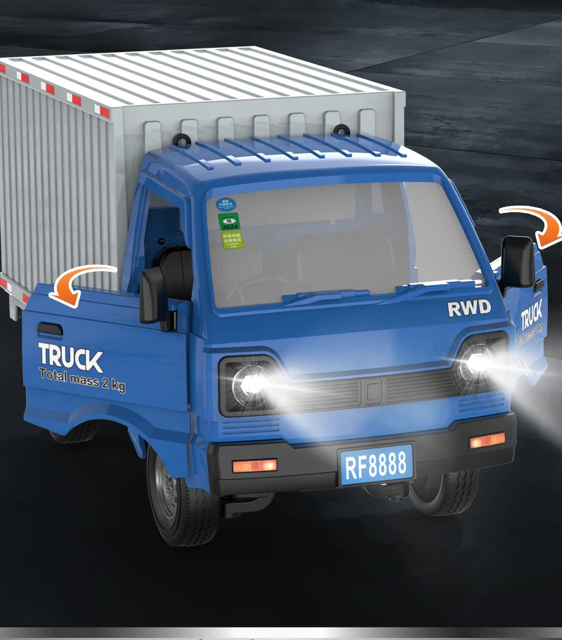 ZWN 1:16/1:18 RC AUTO Simulation Drift Klettern Lkw Led Licht Kleine Fracht Fernbedienung Elektrische Spielzeug Modell für Kinder Geschenke – Detail 23