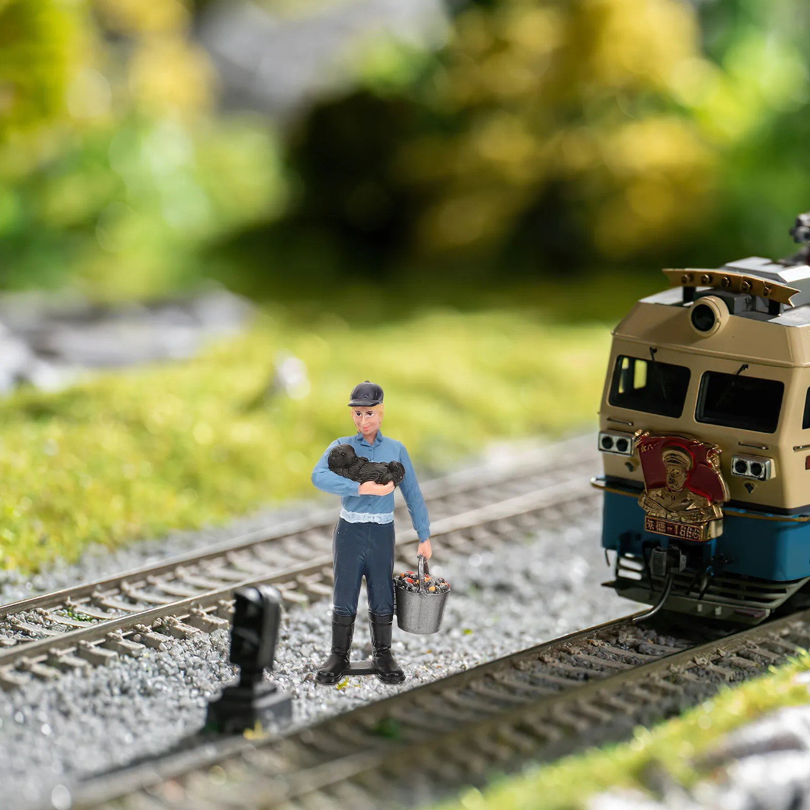 5Pcs Farmer Character Simulation Miniature Decoration Layout Decoration Role Play Desktop Ornament