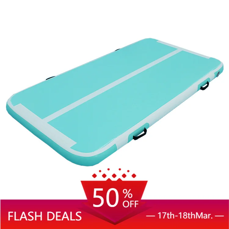 Custom Size 400x200x20cm Professional PVC Waterproof Eco‑Friendly Foldable Inflatable Air Track For Gym Training