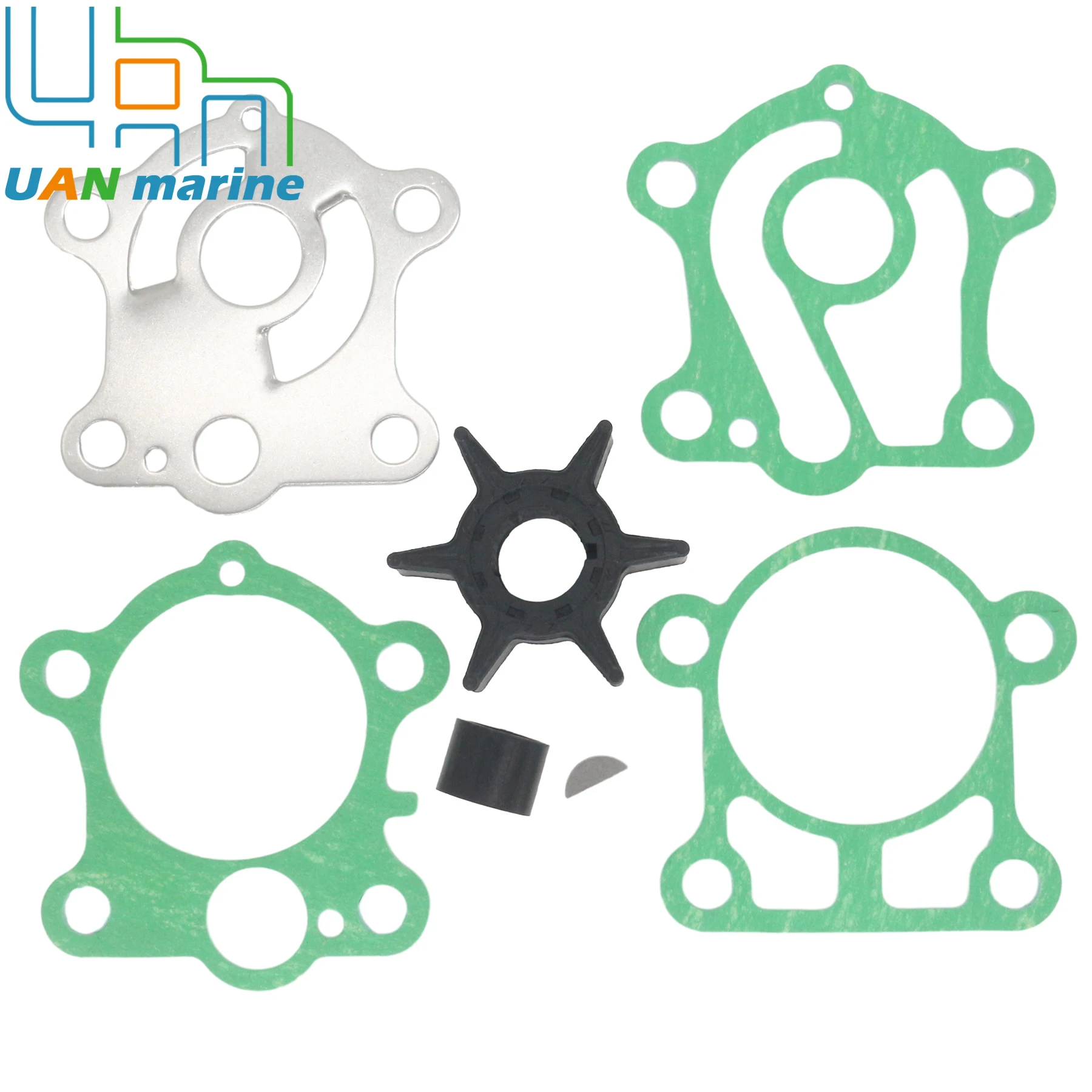 

6H4-W0078-00 Outboard Water Pump Impeller Service Kit Fits for Yamaha 2-Stroke 40HP 50HP Boat Motors 6H4-W0078 -01 -A0 18-3408