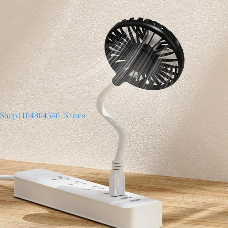 652F Small Usb Fan USB Silent Office Table Cooling Usb Fan Adjustable Office Desk Fan Summer Portable Fan 5V 5W